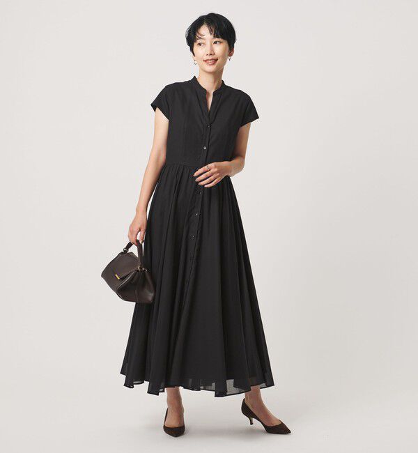UNITED ARROWS「コットン キャップスリーブ ワンピース」|ワンピース|