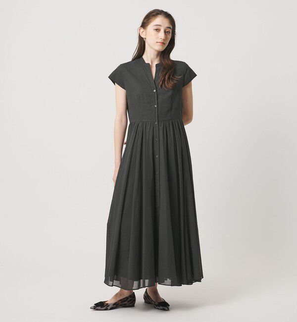 UNITED ARROWS「コットン キャップスリーブ ワンピース」|ワンピース|
