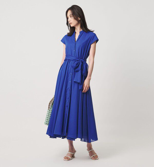 UNITED ARROWS「コットン キャップスリーブ ワンピース」|ワンピース|