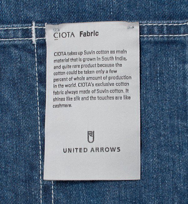 UNITED ARROWS「シオタ ハードウォッシュ スビンデニム カバーオール「 SLOW &　」」|その他|