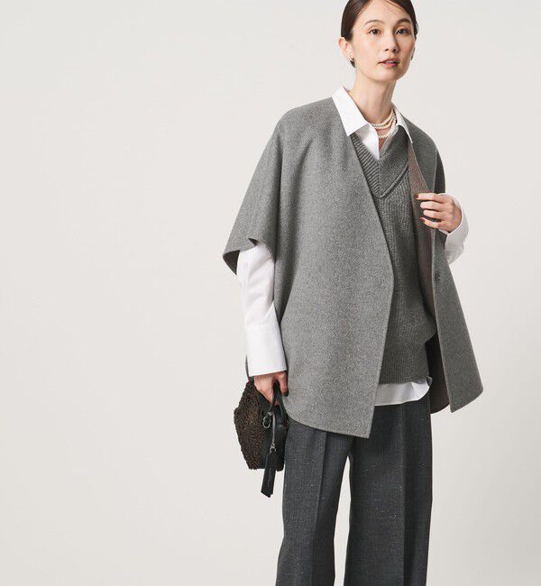 UNITED ARROWS「バイカラー リバー ストールベスト」|その他|