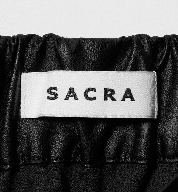UNITED ARROWS「＜SACRA＞レザーライク マキシ スカート」|スカート|