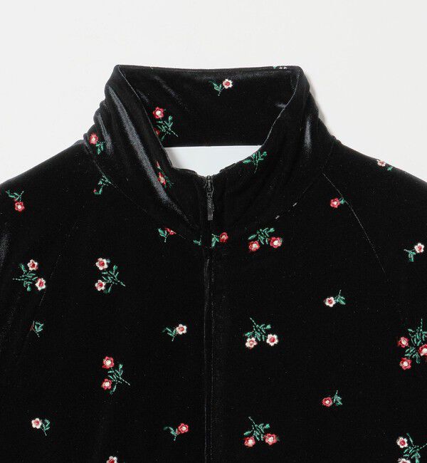 UNITED ARROWS「＜TICCA＞ベロア フラワー トラックジャケット」|スウェット・ジャージ|