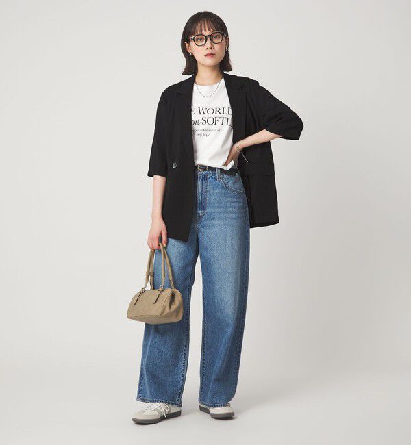 UNITED ARROWS green label relaxing「【結論シリーズ】シアーエアミドルスリーブジャケット マシンウォッシャブル 接触冷感 通気性」|テーラードジャケット|