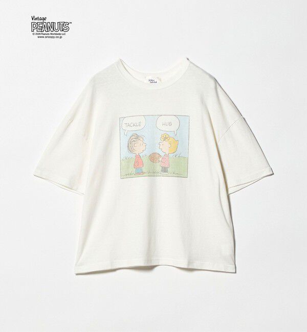 EMMEL REFINES「＜ST.JOHNS 3RD CLUB＞PEANUTS  プリントTシャツ 2＜ Select by EMMEL REFINES ＞	」|Tシャツ・カットソー|WHITE