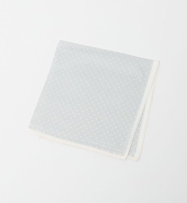 UNITED ARROWS green label relaxing「GLR シルク ドット ポケットチーフ」|その他|SILVER