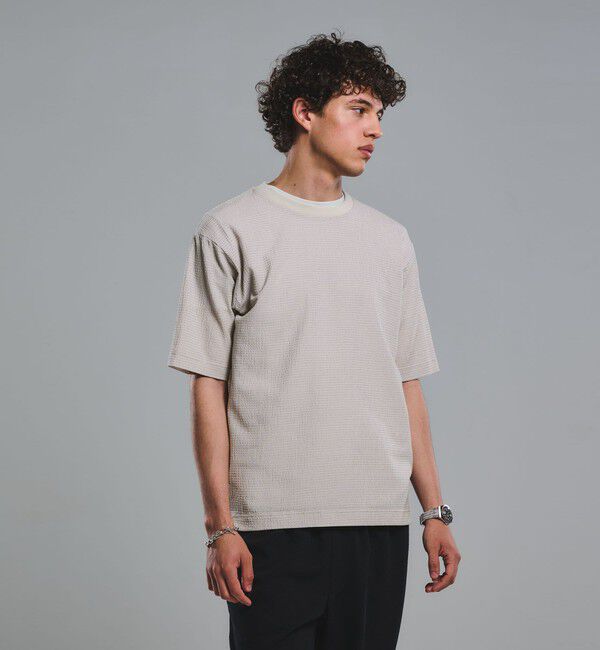 UNITED ARROWS green label relaxing「サッカー クルーネック 半袖 Tシャツ」|Tシャツ・カットソー|LT.GRAY