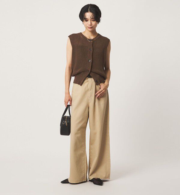 UNITED ARROWS green label relaxing「ニット ボタン ベスト」|ベスト・ジレ|