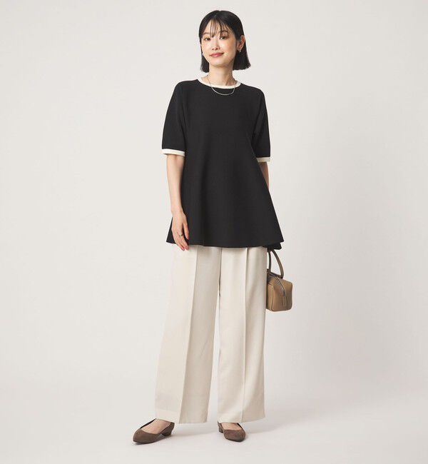 UNITED ARROWS green label relaxing「［size SHORT/TALLあり］Daily Chic 2タック ワイド パンツ」|スラックス|