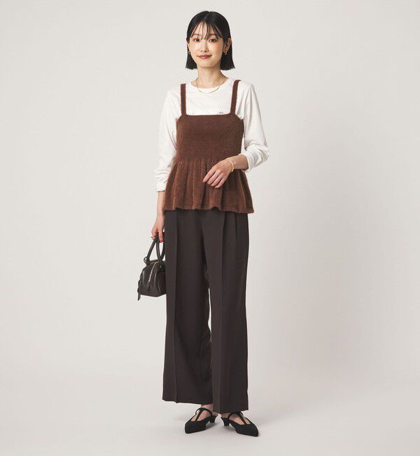 UNITED ARROWS green label relaxing「［size SHORT/TALLあり］Daily Chic 2タック ワイド パンツ」|スラックス|