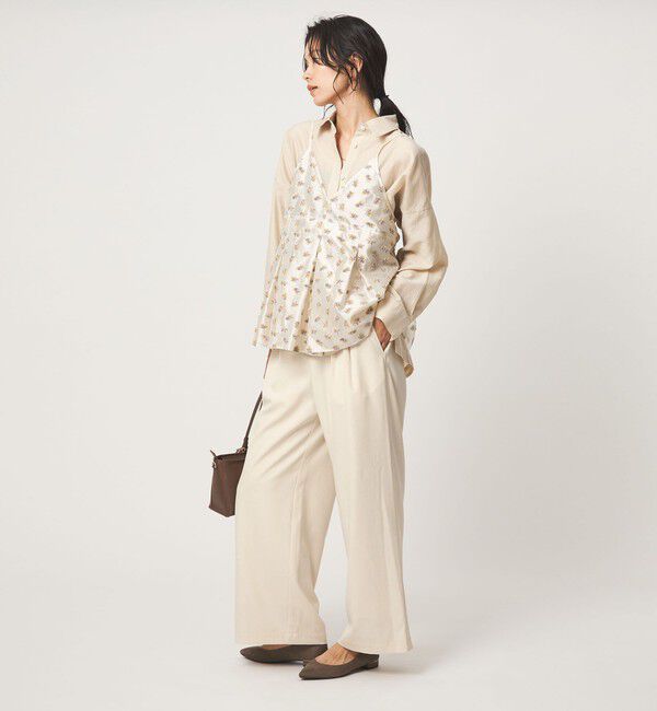 UNITED ARROWS green label relaxing「［size SHORT/TALLあり］オルマイ ツイル ワイド パンツ オフホワイト」|その他|