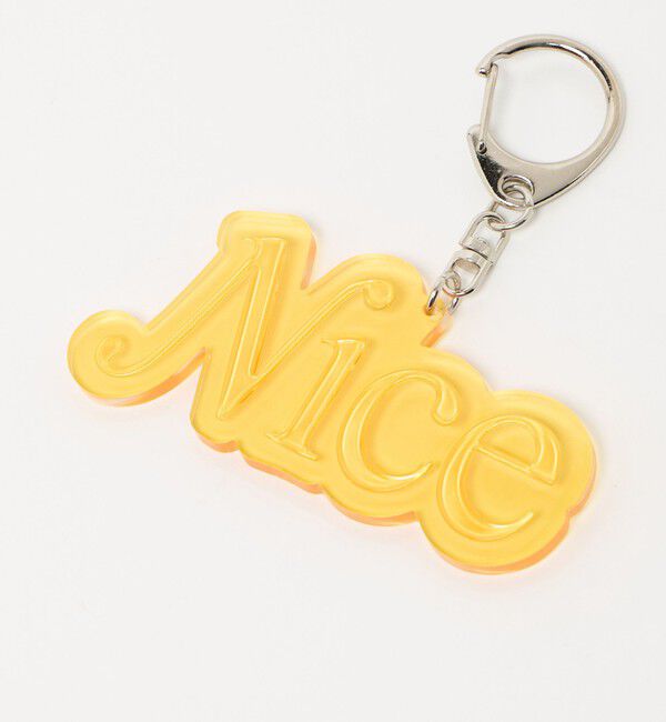NICE WEATHER「＜NICE WEATHER＞クリア キーホルダー/NICE」|チャーム・キーホルダー|