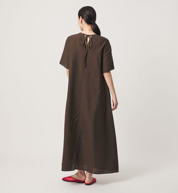 BEAUTY&YOUTH UNITED ARROWS「シアー バックリボン ワンピース ウォッシャブル」|ワンピース|