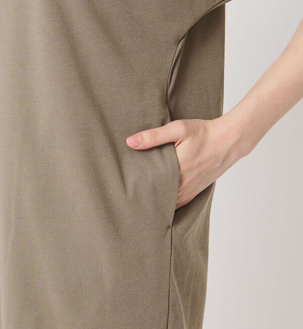 BEAUTY&YOUTH UNITED ARROWS「【WEB限定 Wardrobe DAILY MINIMAL】パフスリーブ カットワンピース UVカット 接触冷感」|ワンピース|
