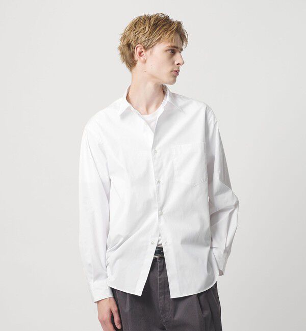 BEAUTY&YOUTH UNITED ARROWS「HI-LINE 120/2 ブロード レギュラー シャツ」|シャツ・ブラウス|WHITE