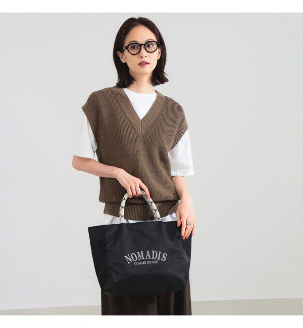 Demi-Luxe BEAMS 「NOMADIS / SAC2 WIDE ロゴ トートバッグ」|トートバッグ|