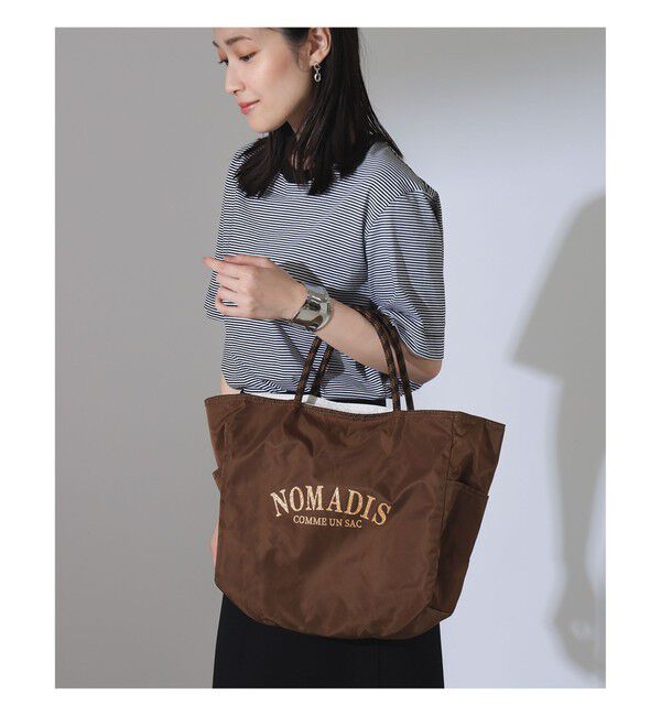 Demi-Luxe BEAMS 「NOMADIS / SAC2 WIDE ロゴ トートバッグ」|トートバッグ|