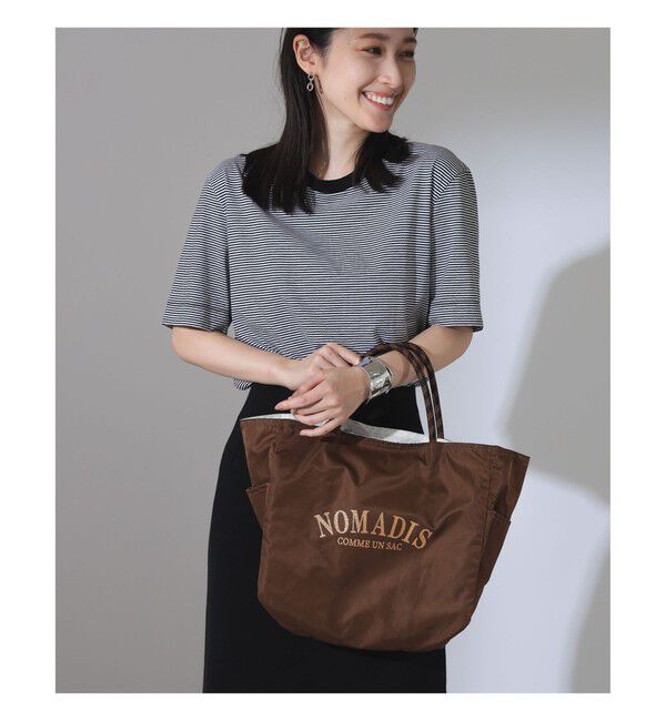 Demi-Luxe BEAMS 「NOMADIS / SAC2 WIDE ロゴ トートバッグ」|トートバッグ|