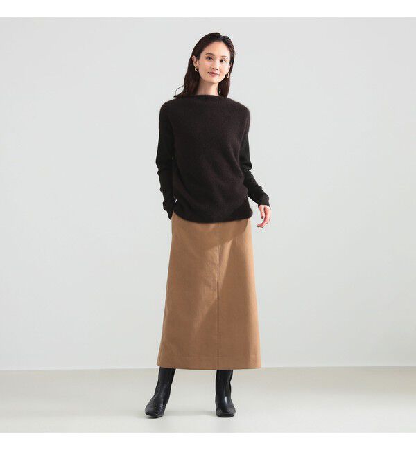 Demi-Luxe BEAMS 「フラッフィー ボートネック ニット」|ニット・セーター|
