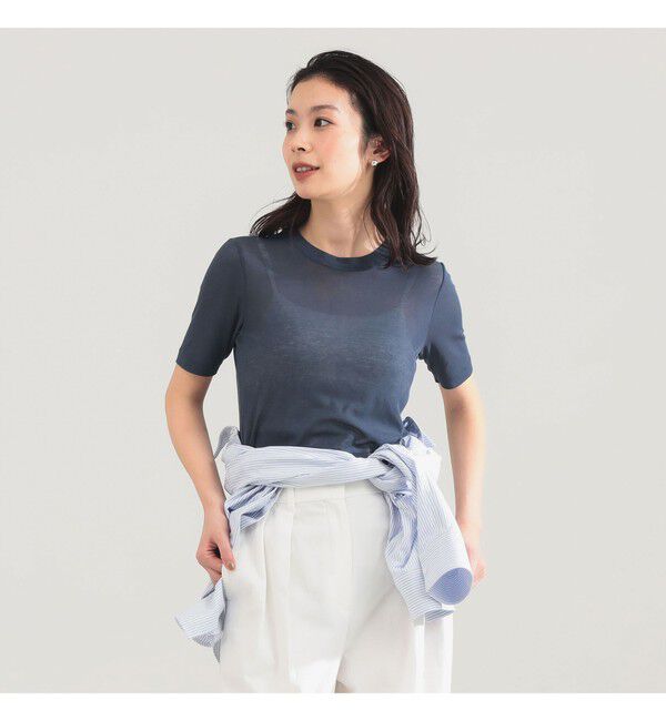 Demi-Luxe BEAMS 「AK+1 / シアー Tシャツ」|Tシャツ・カットソー|