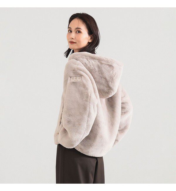 Demi-Luxe BEAMS 「TATRAS / YUMOLA ボア ブルゾン」|ブルゾン・スタジャン|LIGHT.GREY