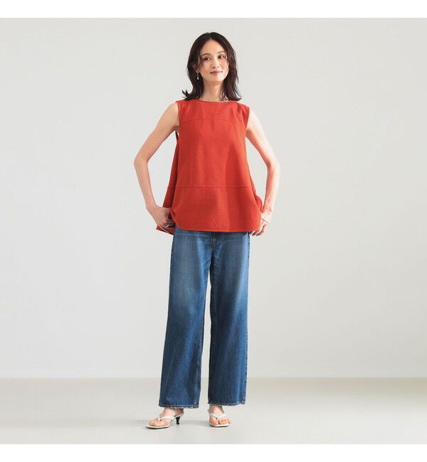 Demi-Luxe BEAMS 「ラッセルメッシュ ノースリーブ プルオーバー」|Tシャツ・カットソー|