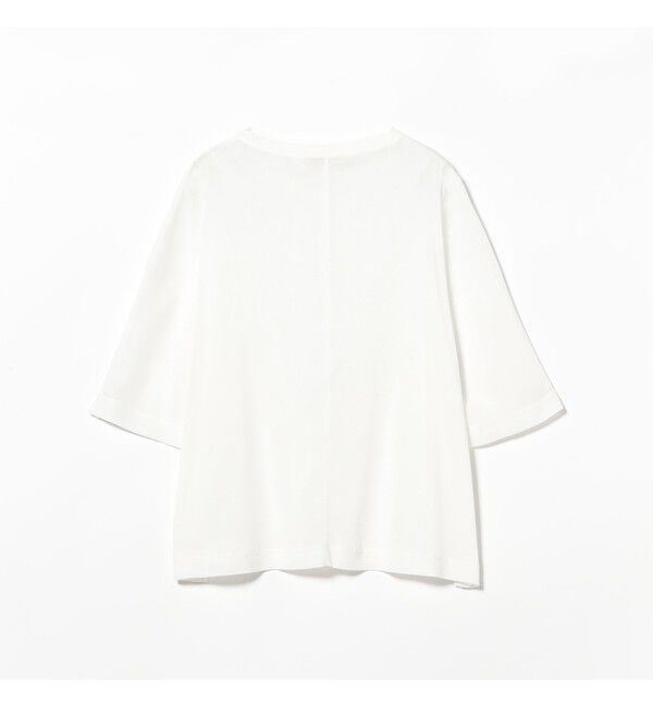 Demi-Luxe BEAMS 「コットン チュール オーバー Tシャツ」|Tシャツ・カットソー|