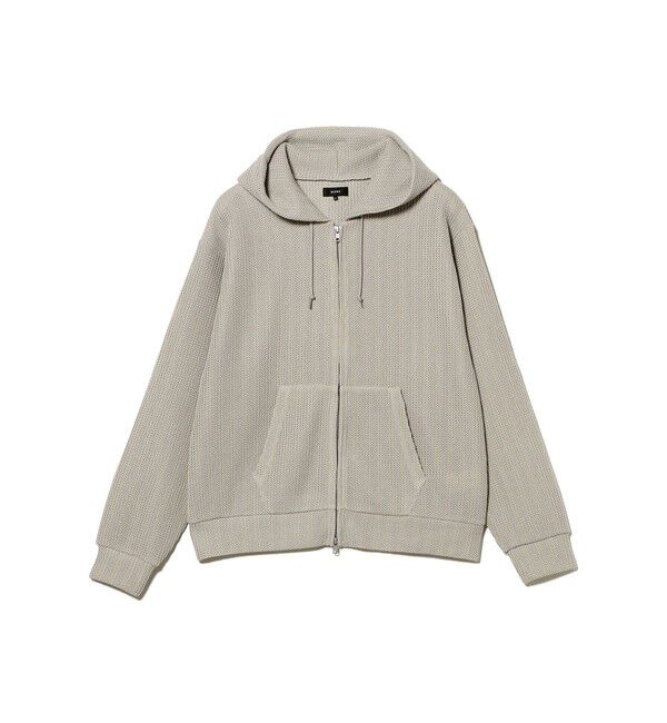BEAMS「メッシュ ジップアップ フーディ【リラックスフィット】」|スウェット・ジャージ|