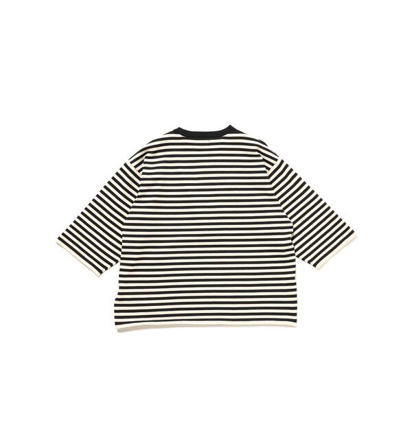 BEAMS「ショート ニット Tシャツ 【ワイドショートフィット】」|ニット・セーター|