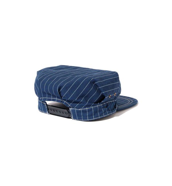 BEAMS PLUS「Work cap Indigo 3P Oxford Discharge Print Degreasing Wash」|その他|