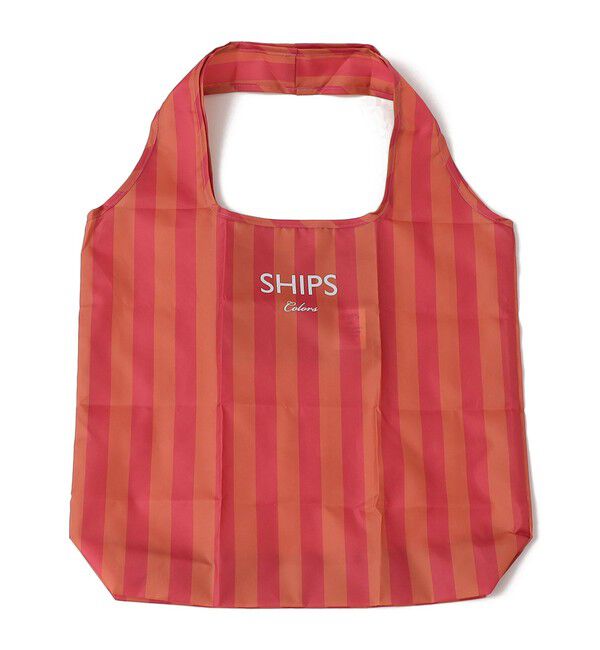 SHIPS Colors 「SHIPS Colors:〈手洗い可能〉リサイクル エコバッグ (M)」|エコバッグ|オレンジ