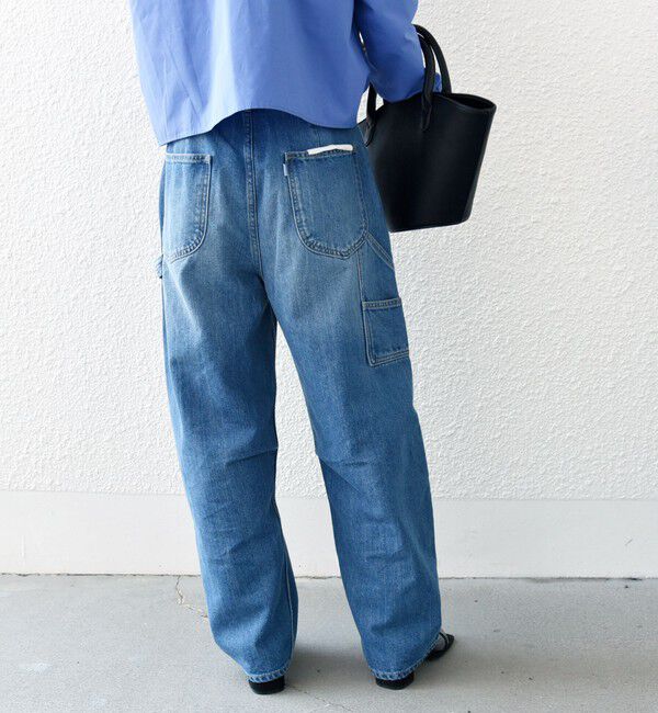 SHIPS any「《一部追加予約》SHIPS any:〈洗濯機可能〉コクーンペインター デニムパンツ［SHIPS any DENIM］」|デニム|