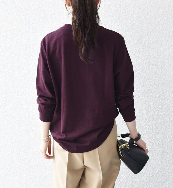 SHIPS any「《追加予約》【SHIPS any別注】LACOSTE:〈洗濯機可能〉ピケ クルーネック ロンT 26AW」|Tシャツ・カットソー|