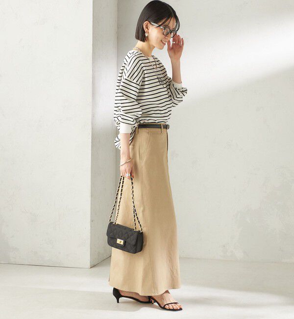SHIPS for women「【SHIPS別注】81BRANCA: プリント ロングスリーブ TEE」|Tシャツ・カットソー|