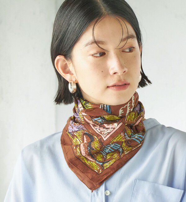 SHIPS for women「BINDU: スカーフ 64&times;64」|バンダナ・スカーフ|