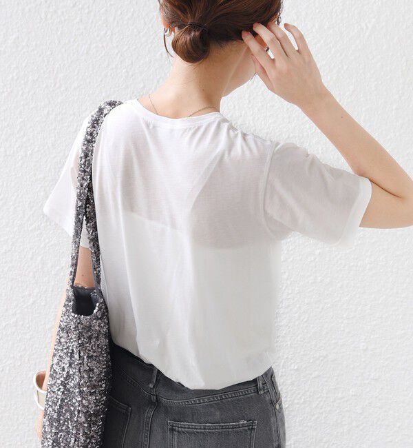 SHIPS for women「シアー ショート スリーブ TEE」|Tシャツ・カットソー|