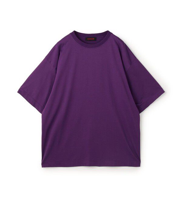 CABaN「CABaN コットン ドロップショルダークルーネックプルオーバー」|Tシャツ・カットソー|77 パープル