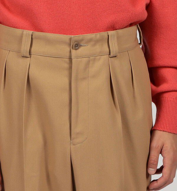 TOMORROWLAND BUYING WEAR「Tangent FRENCH ARMY CHINO コットンツイル ワイドトラウザーズ」|スラックス|