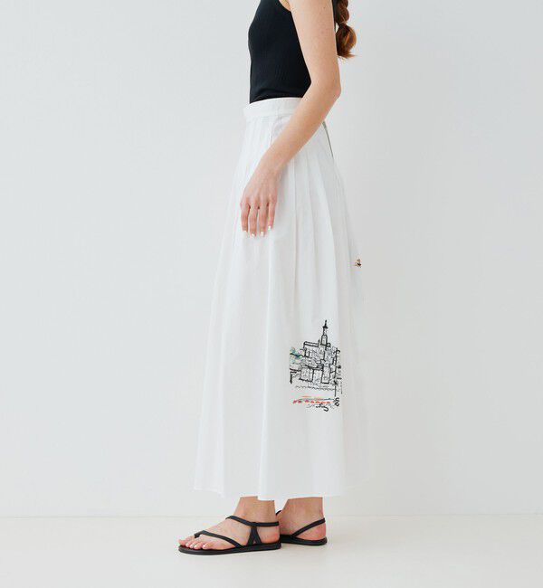 GALERIE VIE「 Landscape Embroidery Skirt」|スカート|