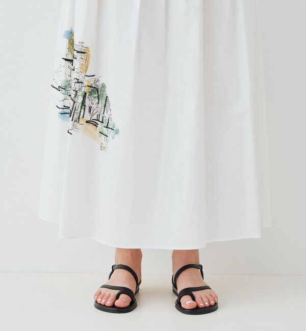 GALERIE VIE「 Landscape Embroidery Skirt」|スカート|