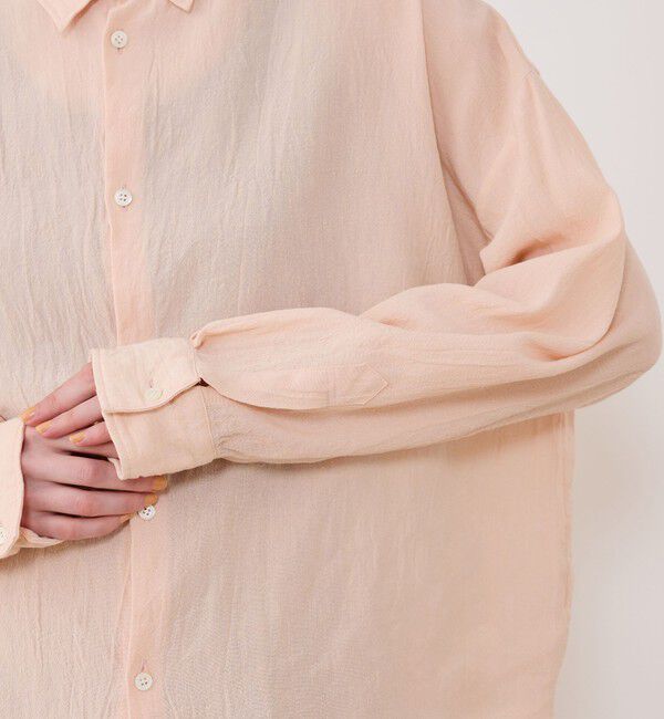 GALERIE VIE「オークエッセンス ドロップショルダーシャツ」|シャツ・ブラウス|