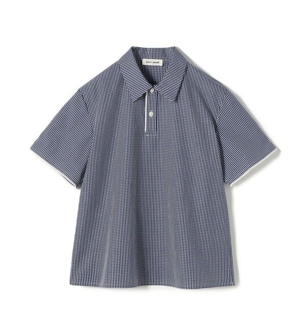 Edition「edition pourell コットン ギンガムチェックシャツ」|シャツ・ブラウス|68 ネイビー系
