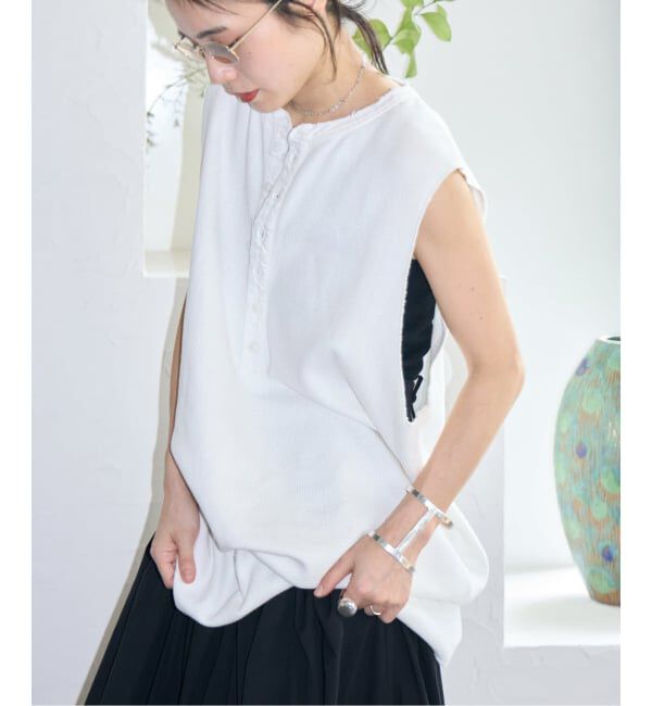  「《追加》HENRY NECK THERMAL TOP ：カットソー」|Tシャツ・カットソー|ホワイト