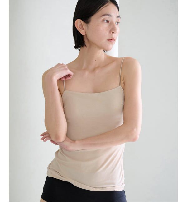EMILYWEEK「《追加》【ACTIVE】Bamboo ストレッチキャミソール（ベージュ）」|インナー|ベージュ