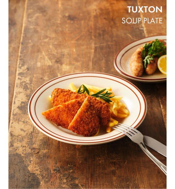 ACME「【TUXTON/タクストン】 SOUP PLATE BR」|食器・キッチングッズ|ブラウン