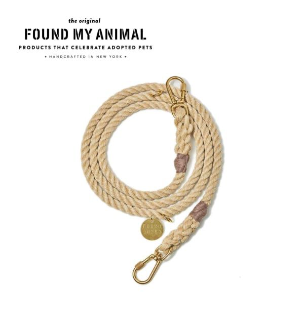 journal standard Furniture「【FOUND MY ANIMAL】ROPE LEASH 7FT　犬用 リード」|ステーショナリー|ベージュ