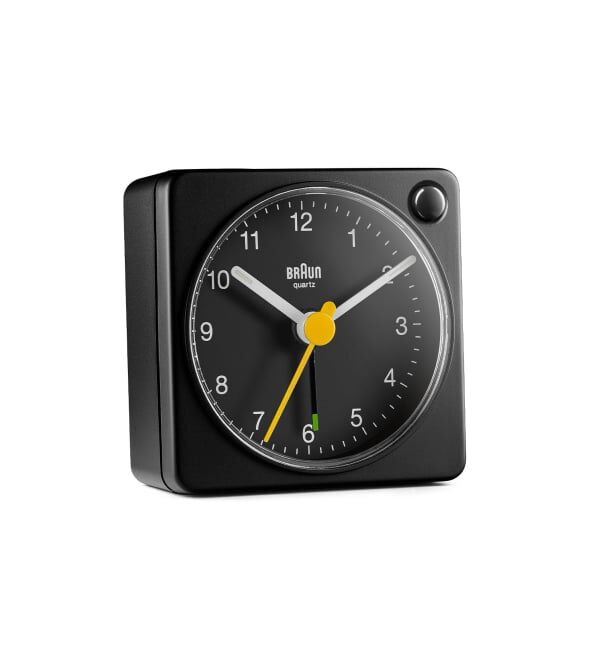 HIROB「BRAUN ALARM CLOCK BLACK BC02XB」|クロック・置時計|