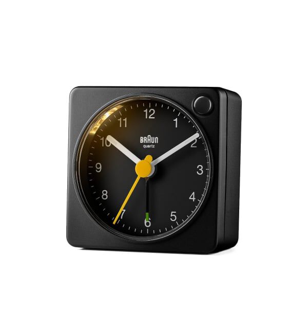 HIROB「BRAUN ALARM CLOCK BLACK BC02XB」|クロック・置時計|