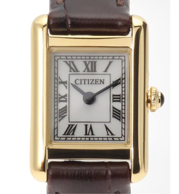 HIROB「CITIZEN Kii Classic Square EG2797-13A Yellow gold」|腕時計|