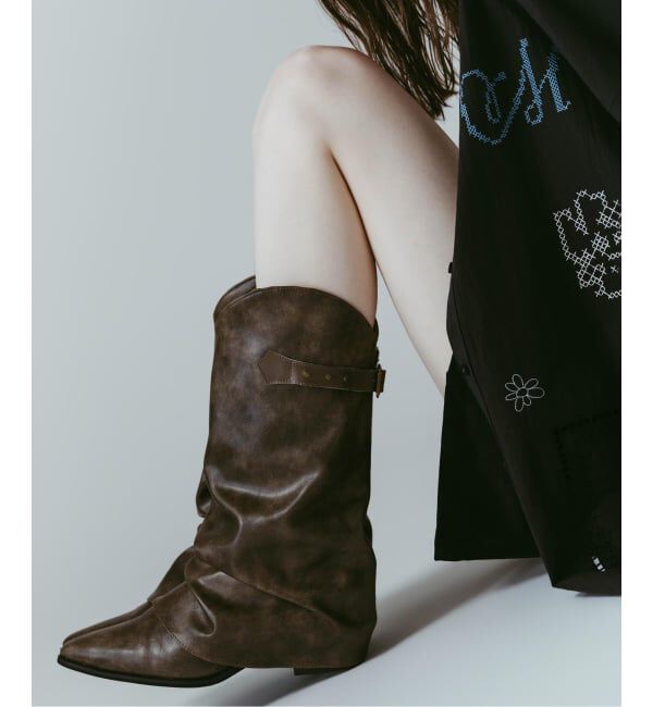 JOINT WORKS「Knuth Marf / クヌースマーフ western belted boots」|ロングブーツ|